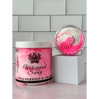 Strawberries and Cream Whipped Soap