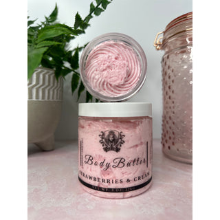 Strawberries and Cream  Whipped Body Butter