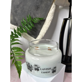 Lavish Linen Candle