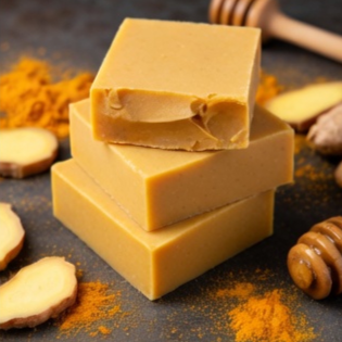 Ginger, Turmeric and Honey Cold Processed Soap