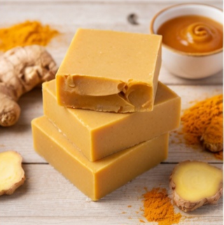 Ginger, Turmeric and Honey Cold Processed Soap