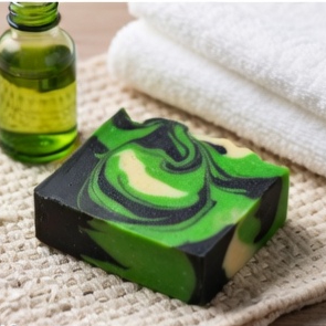 Tea Tree, Mint and Charcoal Cold-Processed Bar Soap