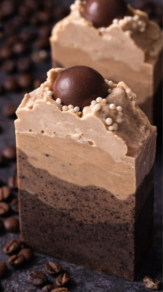 Beer & Bourbon Cold-processed Scrub Bar Soap