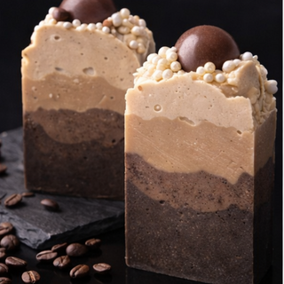 Beer & Bourbon Cold-processed Scrub Bar Soap
